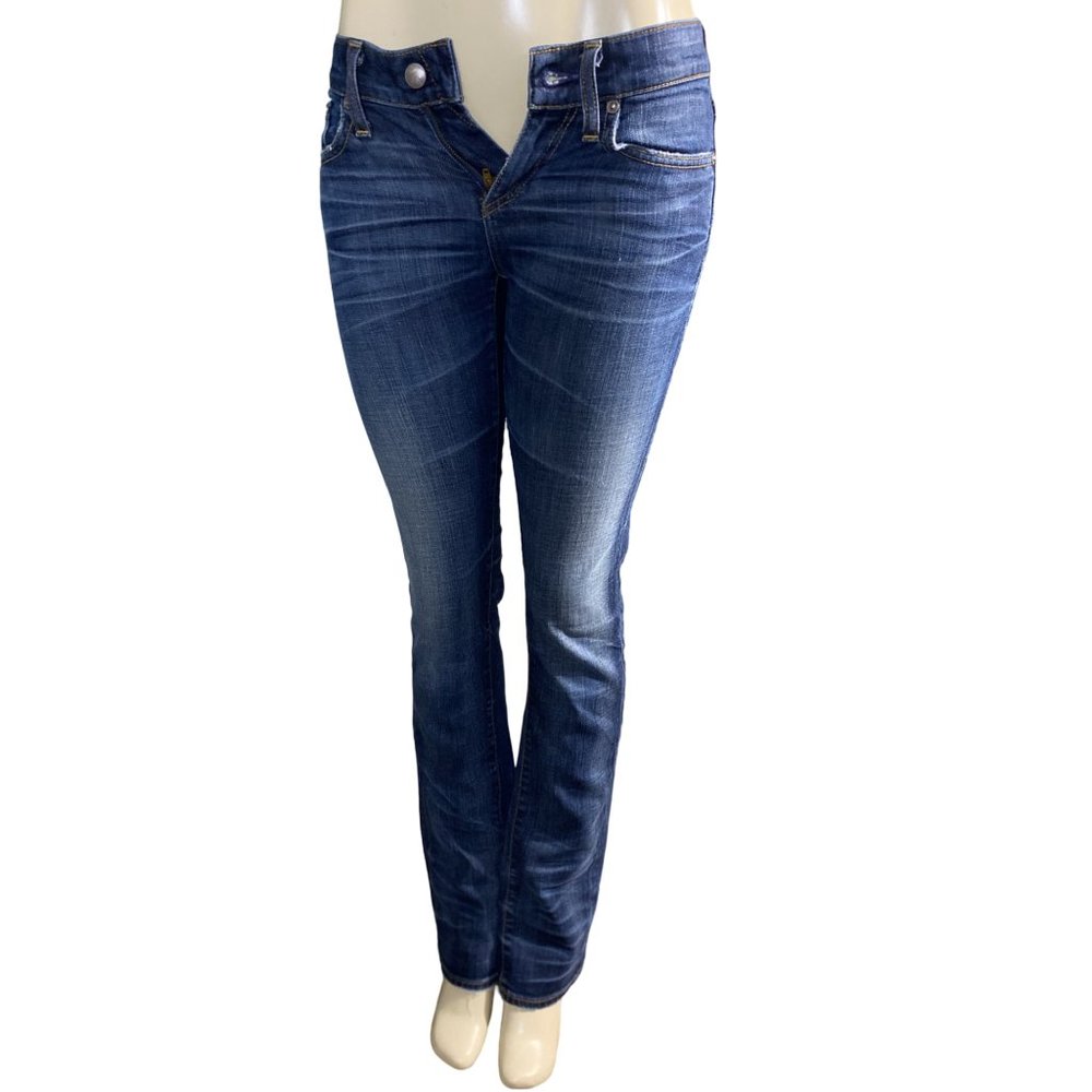 Blue Boyfriend Tomboy Fit Jeans by Adriano Goldschmied (AG)